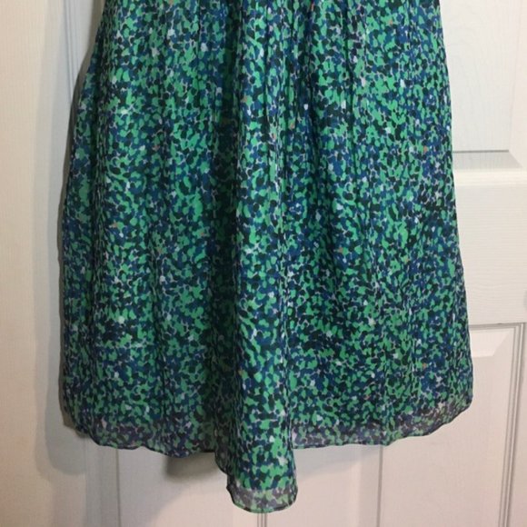 👗🌿 Green Spring Meadow J. Crew Dress - Picture 10 of 14